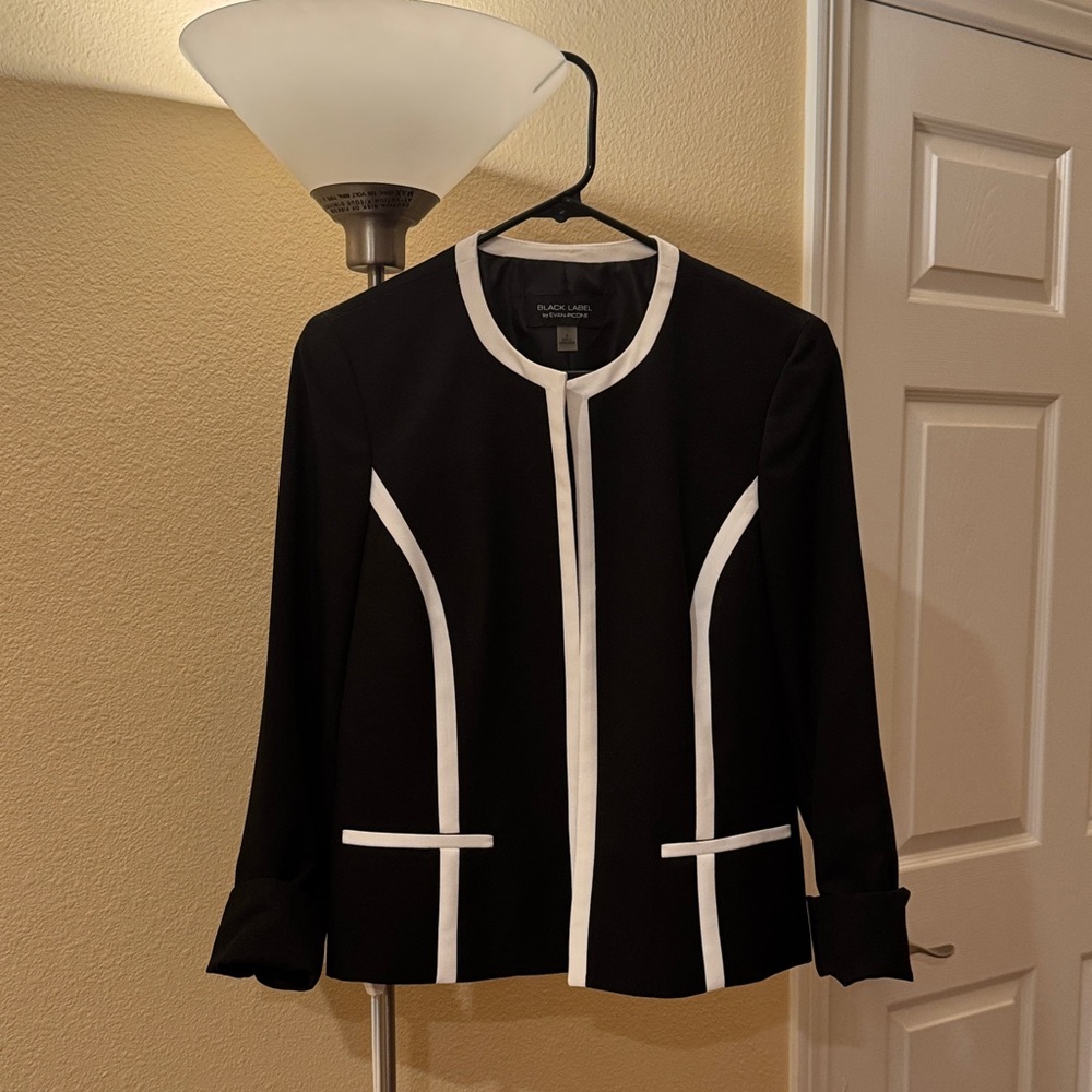 Black and White Blazer